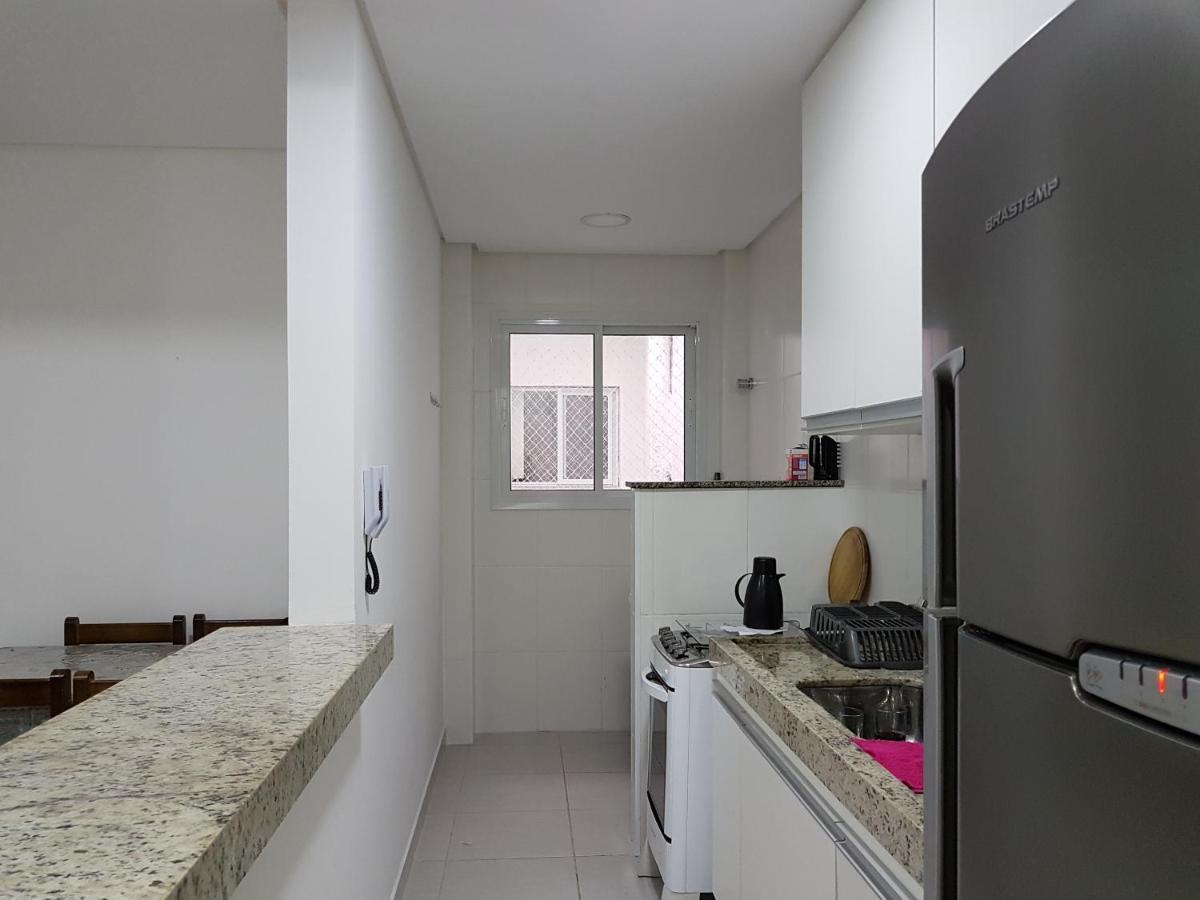 Apartamento Praia Grande Ubatuba Com Churrasqueira Privativa Exterior photo